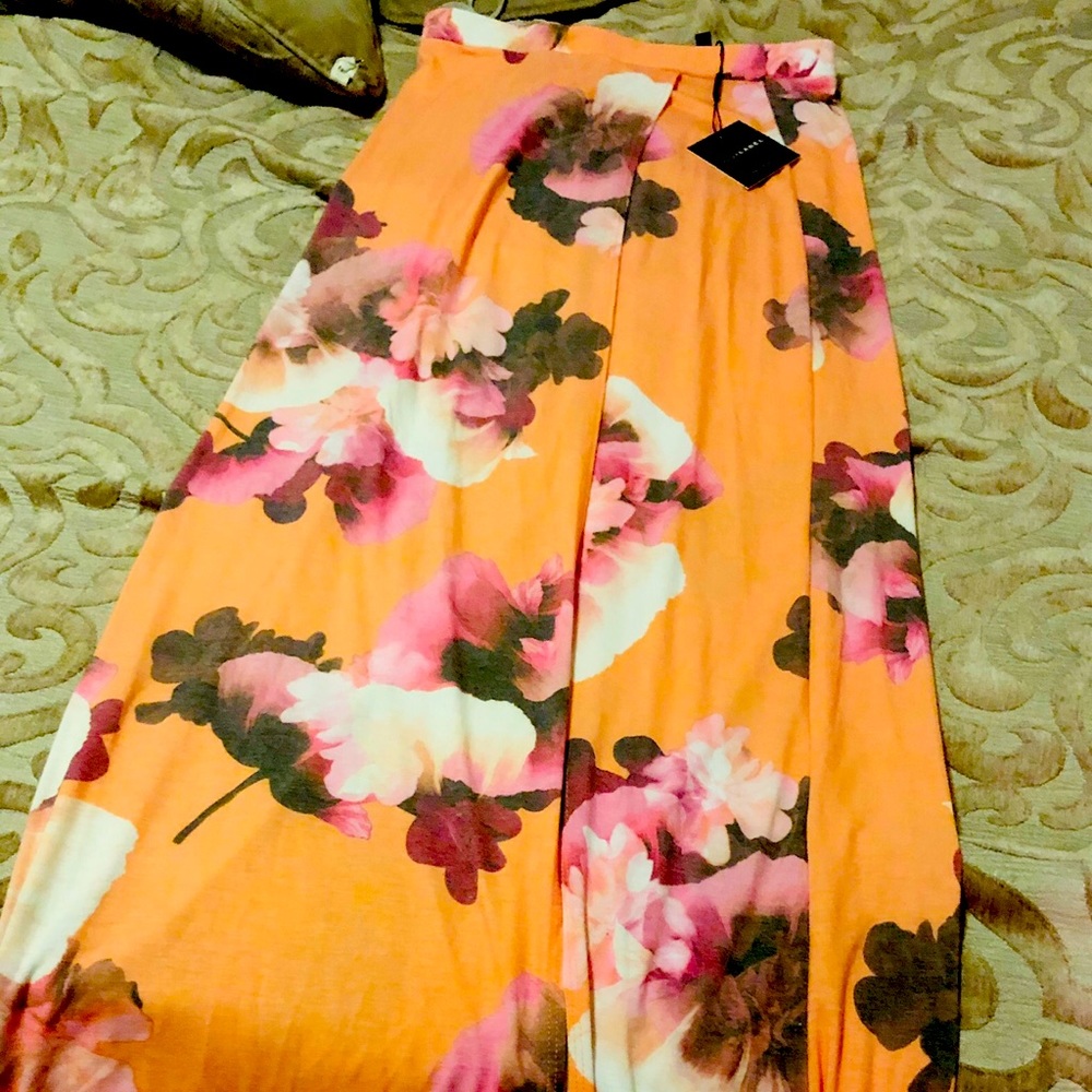 Jluxlabel clothing brand split long skirt